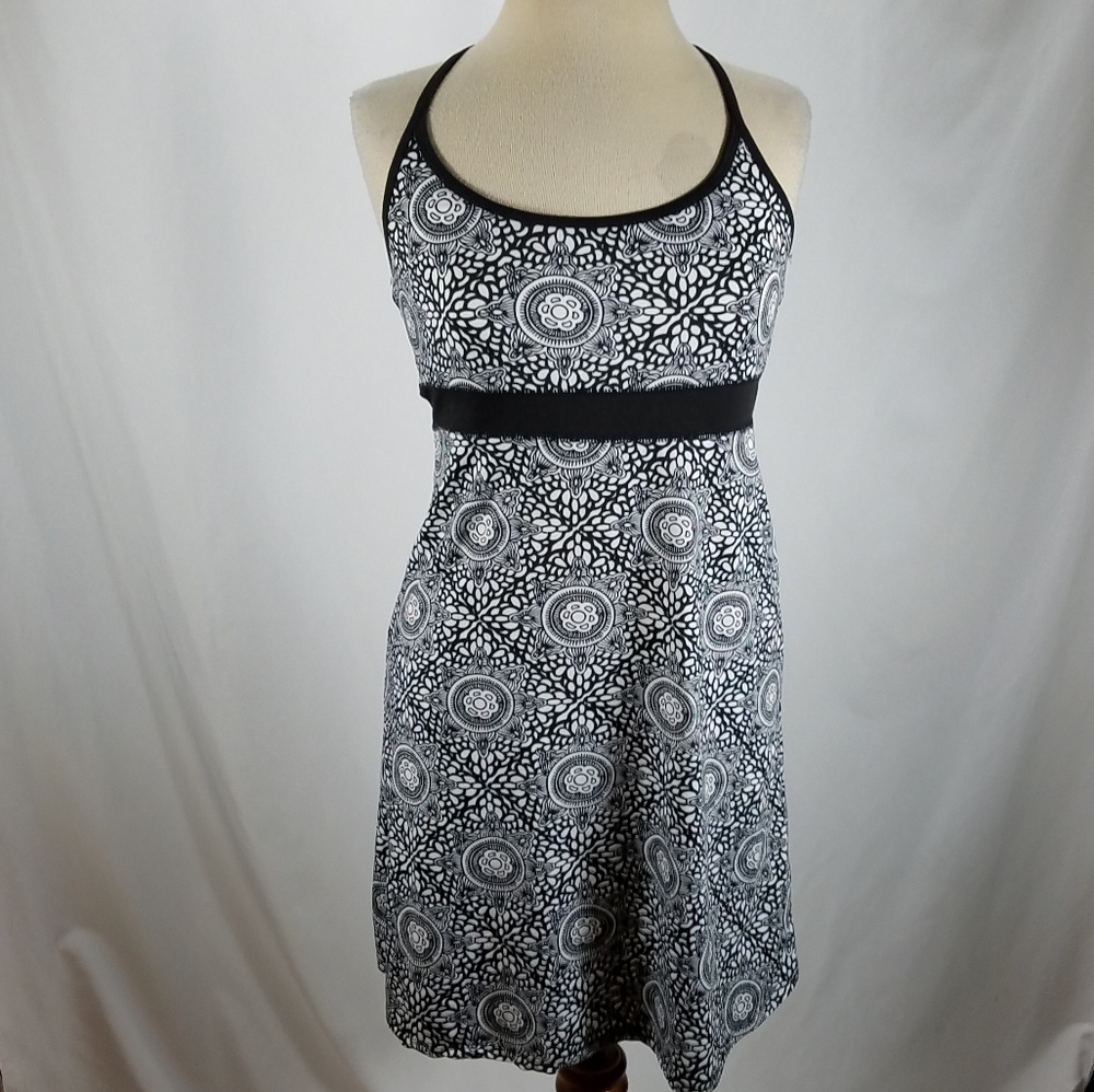 Lola by AFG athletic strap dress with built in bra